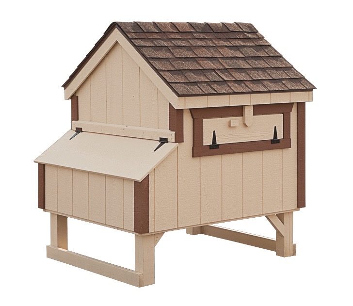 4x4 chicken coop how many chickens 