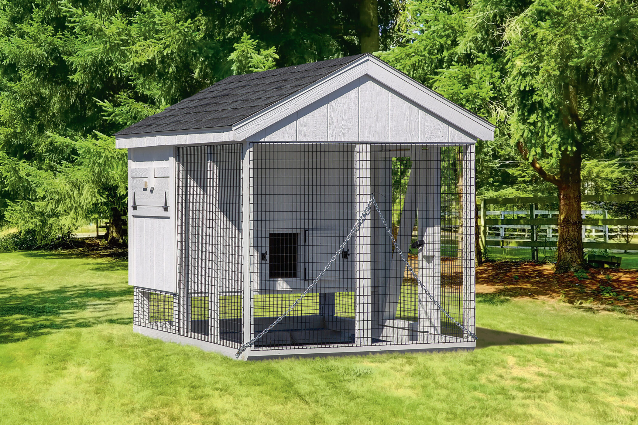 gray combination chicken coops for sale in Arlington VA