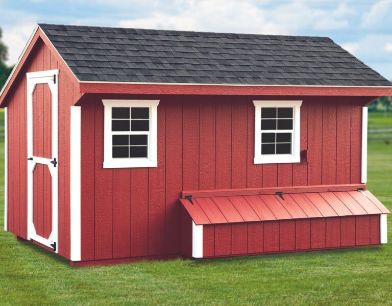 large chicken coop size