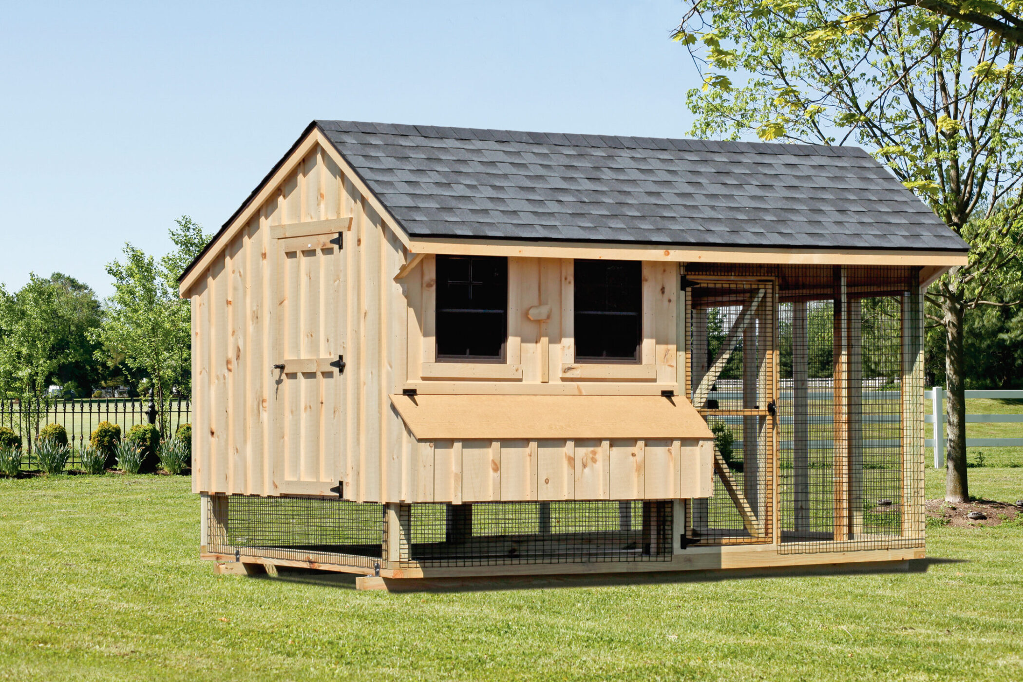 tan wooden chicken coops for sale in Charlotte NC