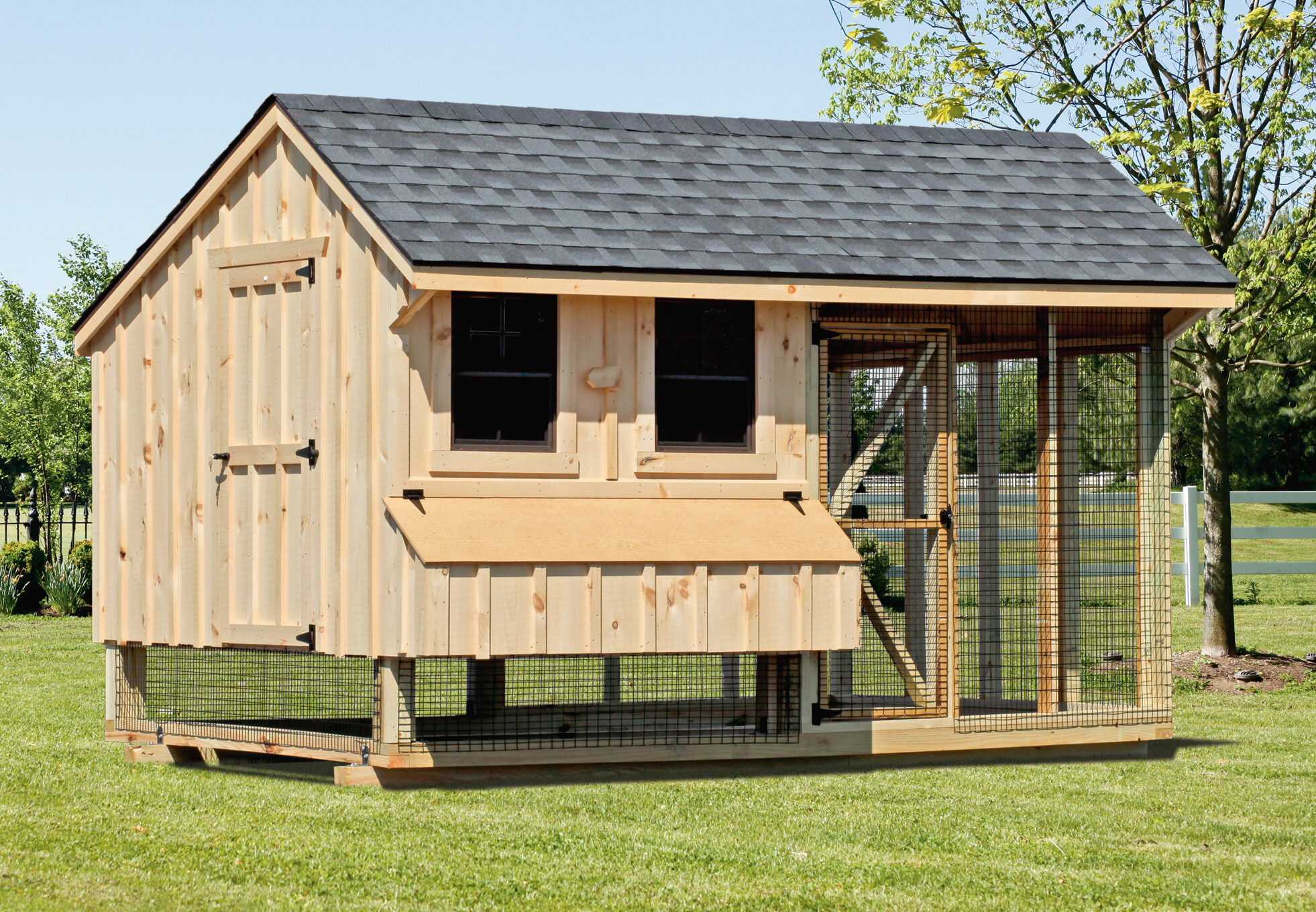 tan wooden chicken coops for sale in Charlotte NC