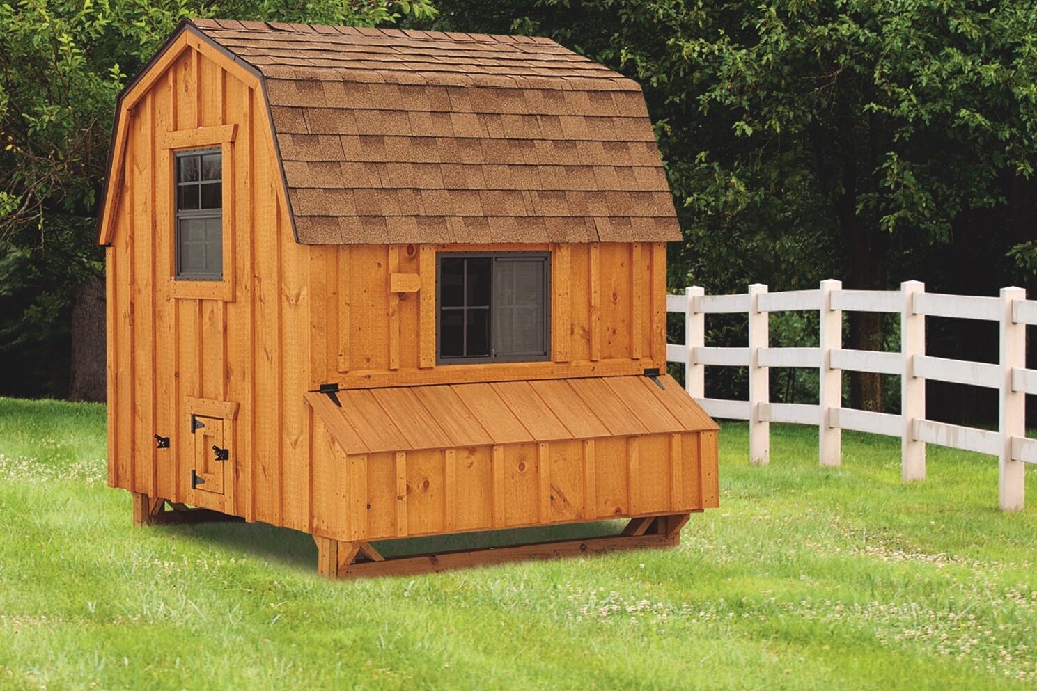 wooden barn style chicken coops for sale in Wichita KS