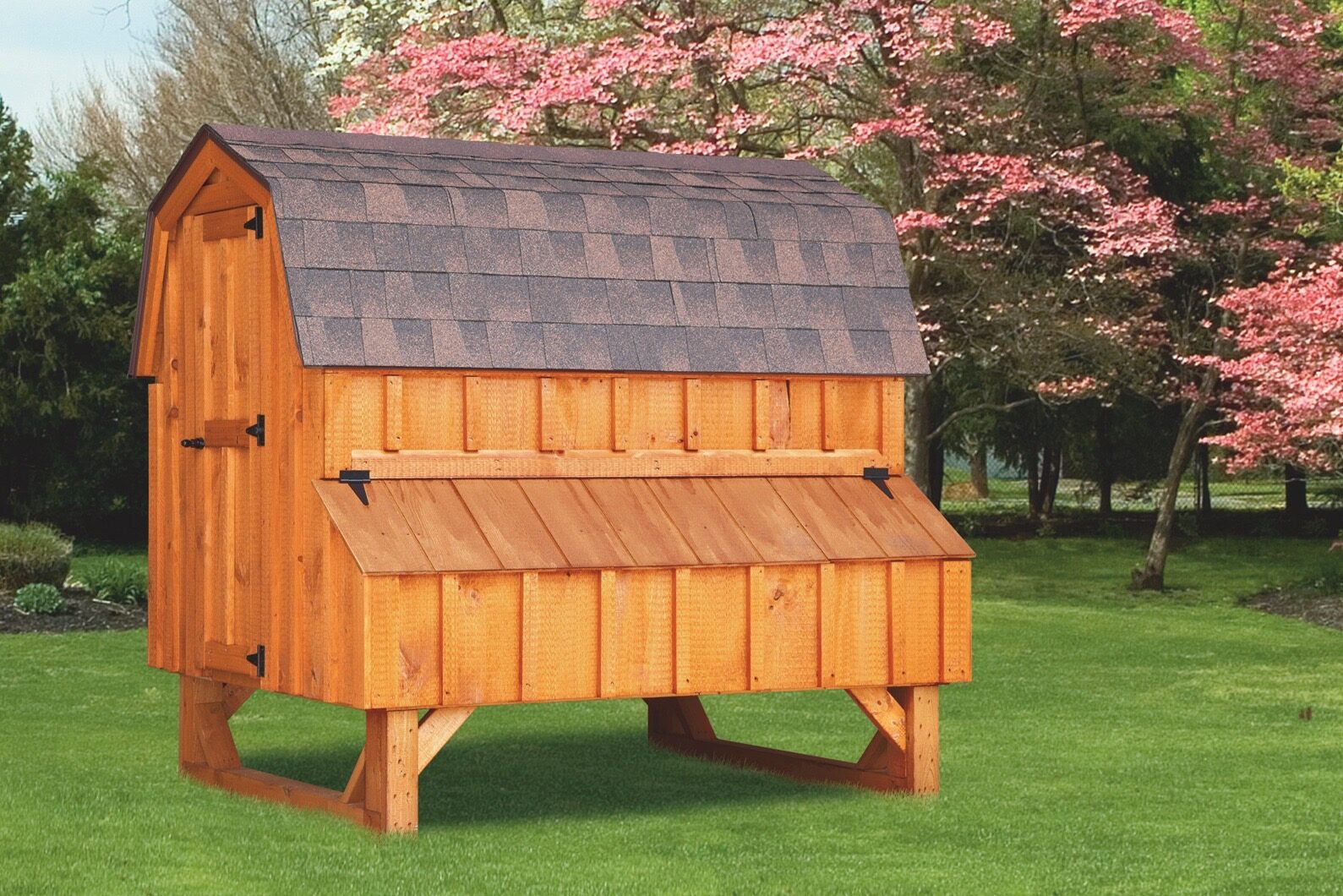 wooden barn style dutch chicken coops for sale in Overland Park KS